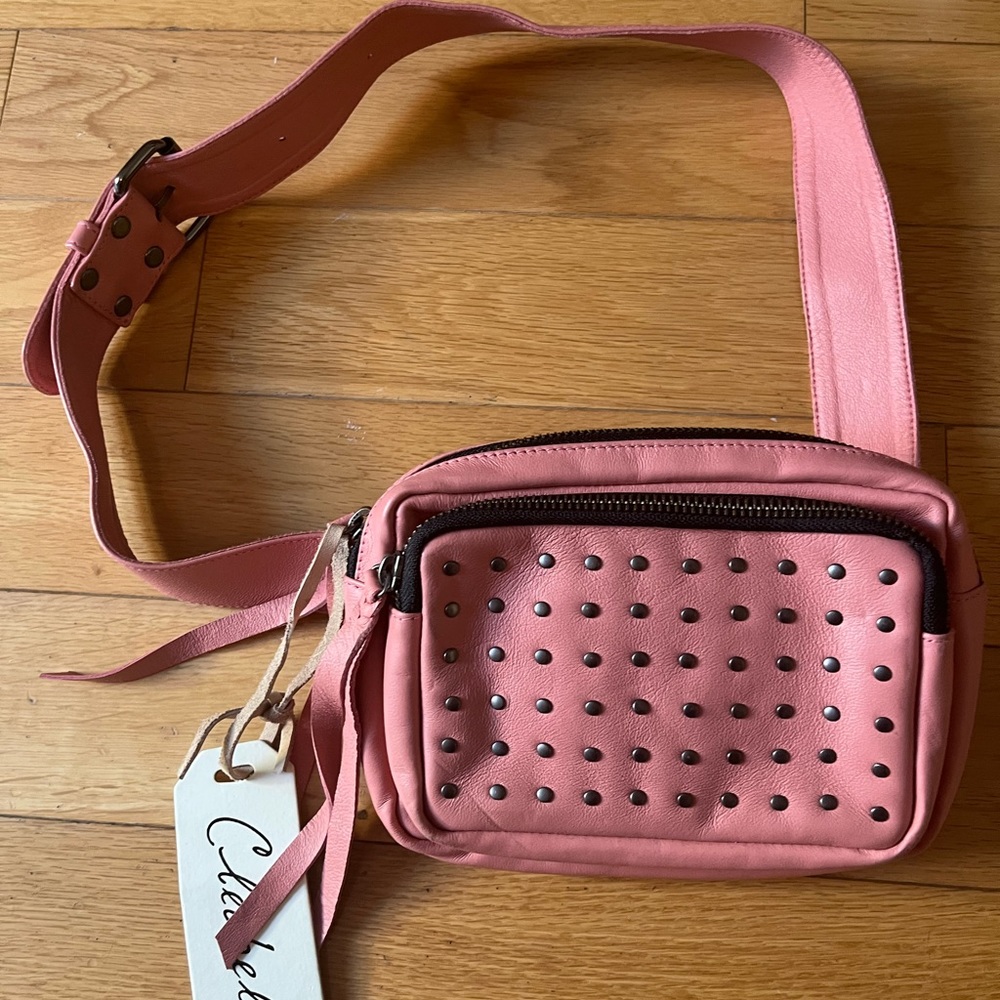 Cleobella Pink Fanny Pack
